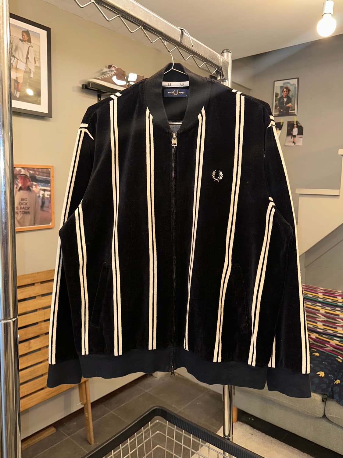 Fred Perry Japan vervet stripe jacket 상품이미지5