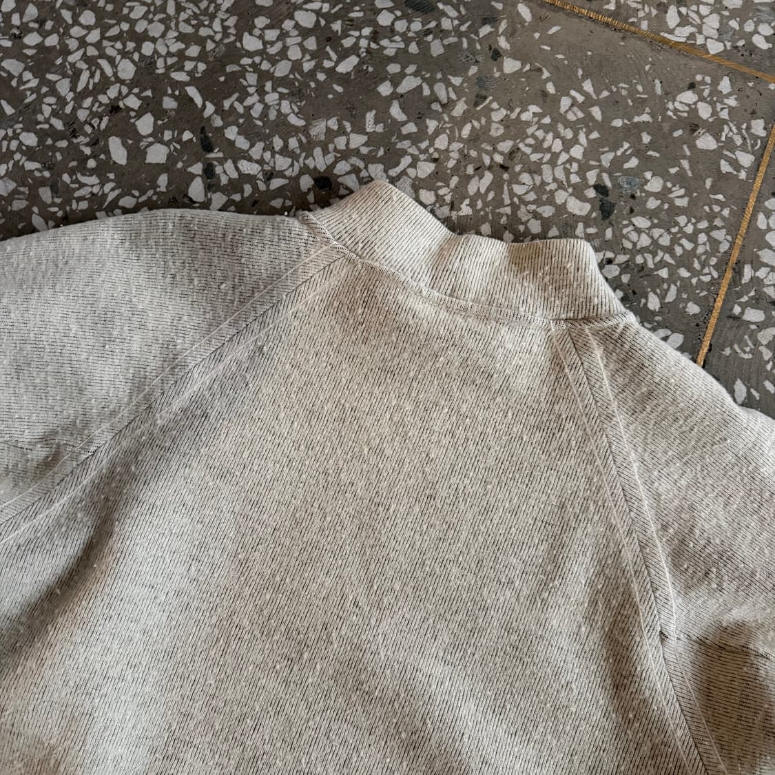 90s 스톤아일랜드 그린와펜 모크넥 니트 상품이미지6