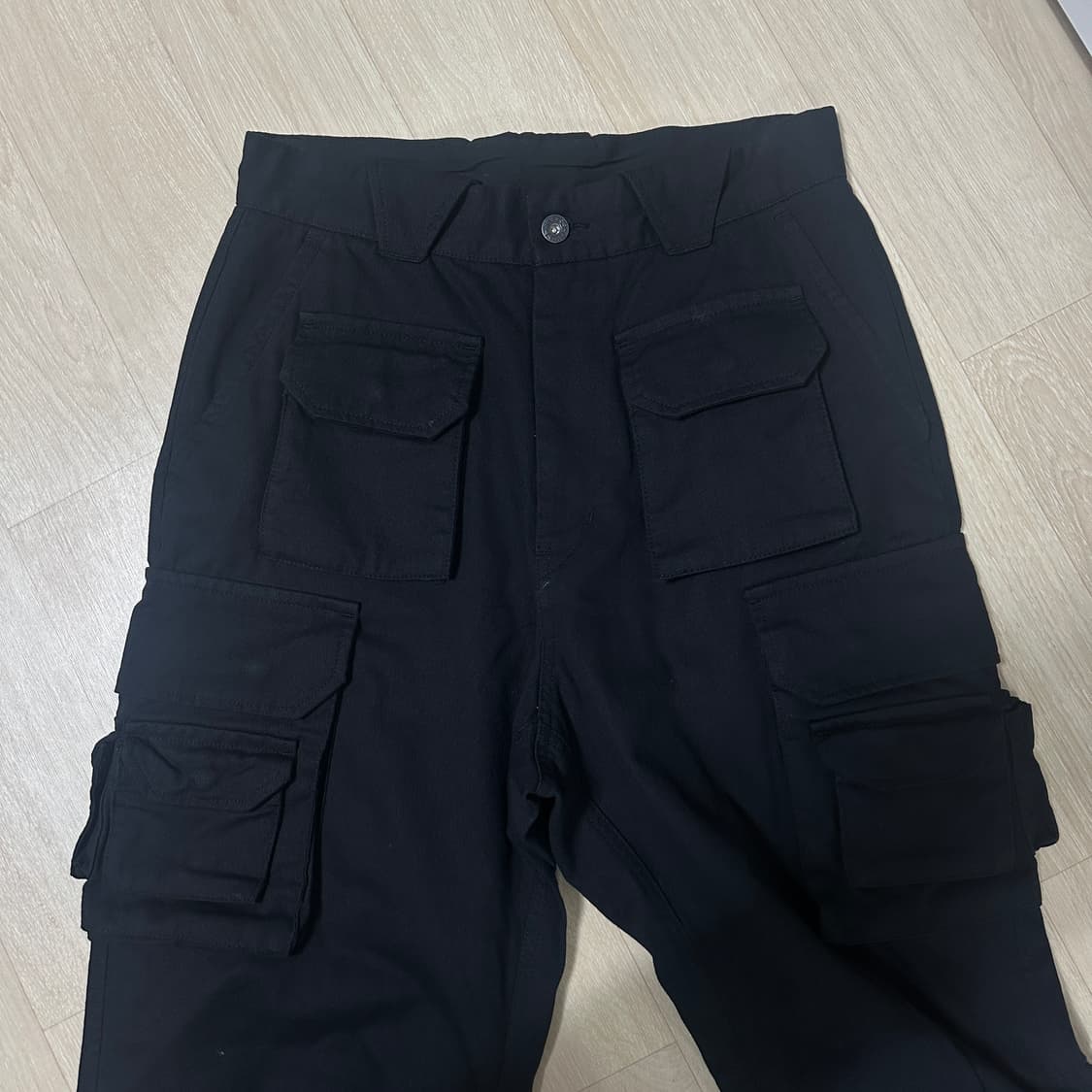78(28-30)스펙테이터 헨리코튼 피셔맨 카고팬츠 블랙 상품이미지3