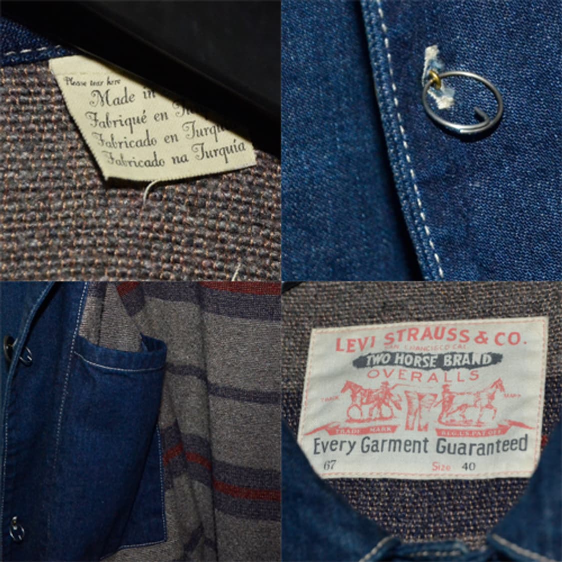 lvc 1920s sack coat blanket 상품이미지5