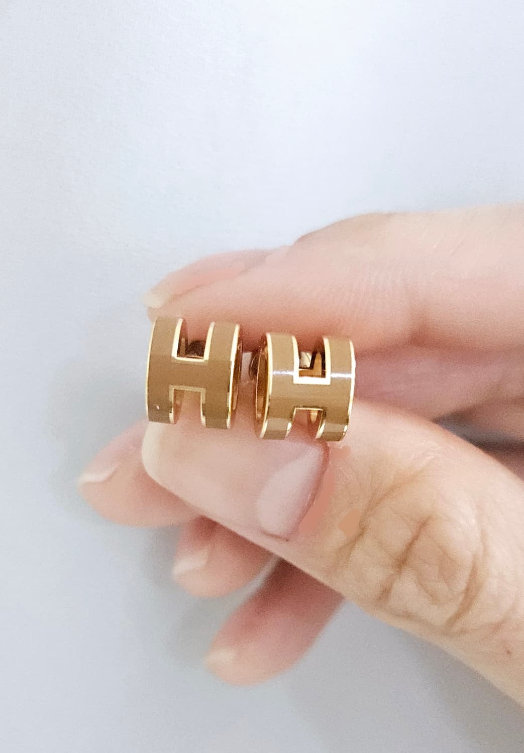 [최상급] 에르메스 팝아슈 미니 귀걸이 골드&뉴골드 [정품] 상품이미지7