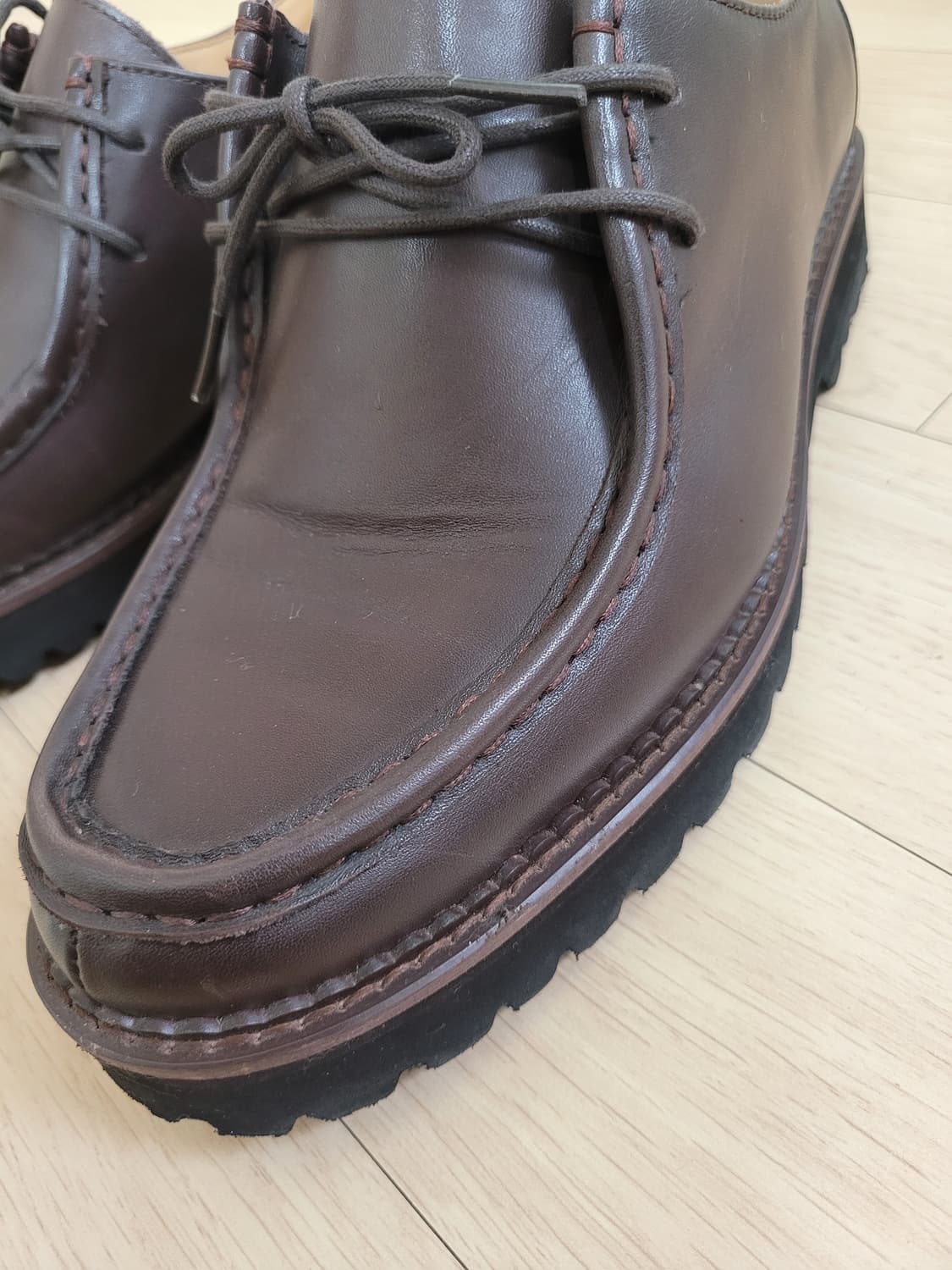 제니아 XENIA 남자 티롤리안 더비슈즈 275 브라운 상품이미지4