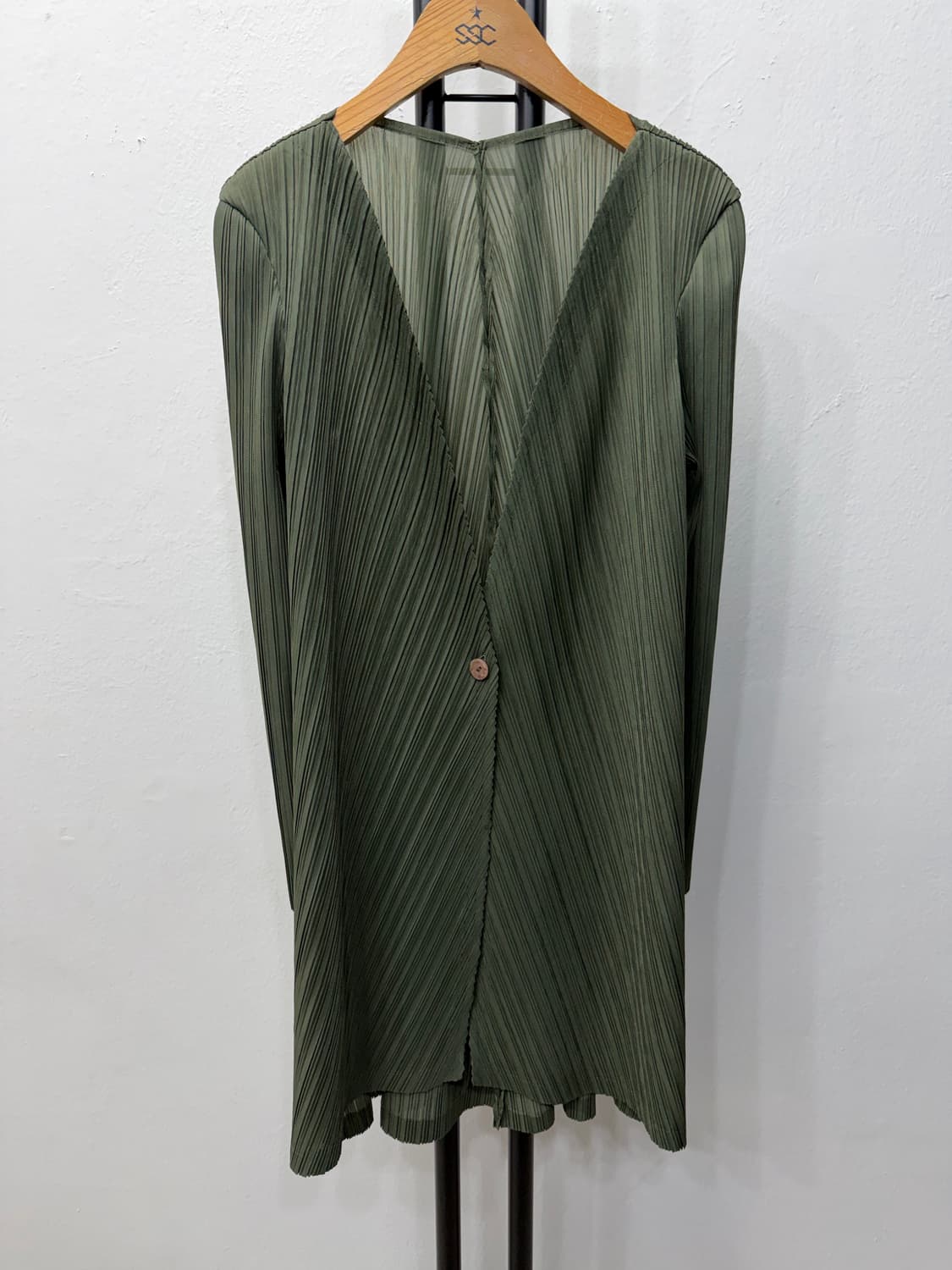 정품) 플리츠미 가디건 자켓 카키 F 상품이미지1