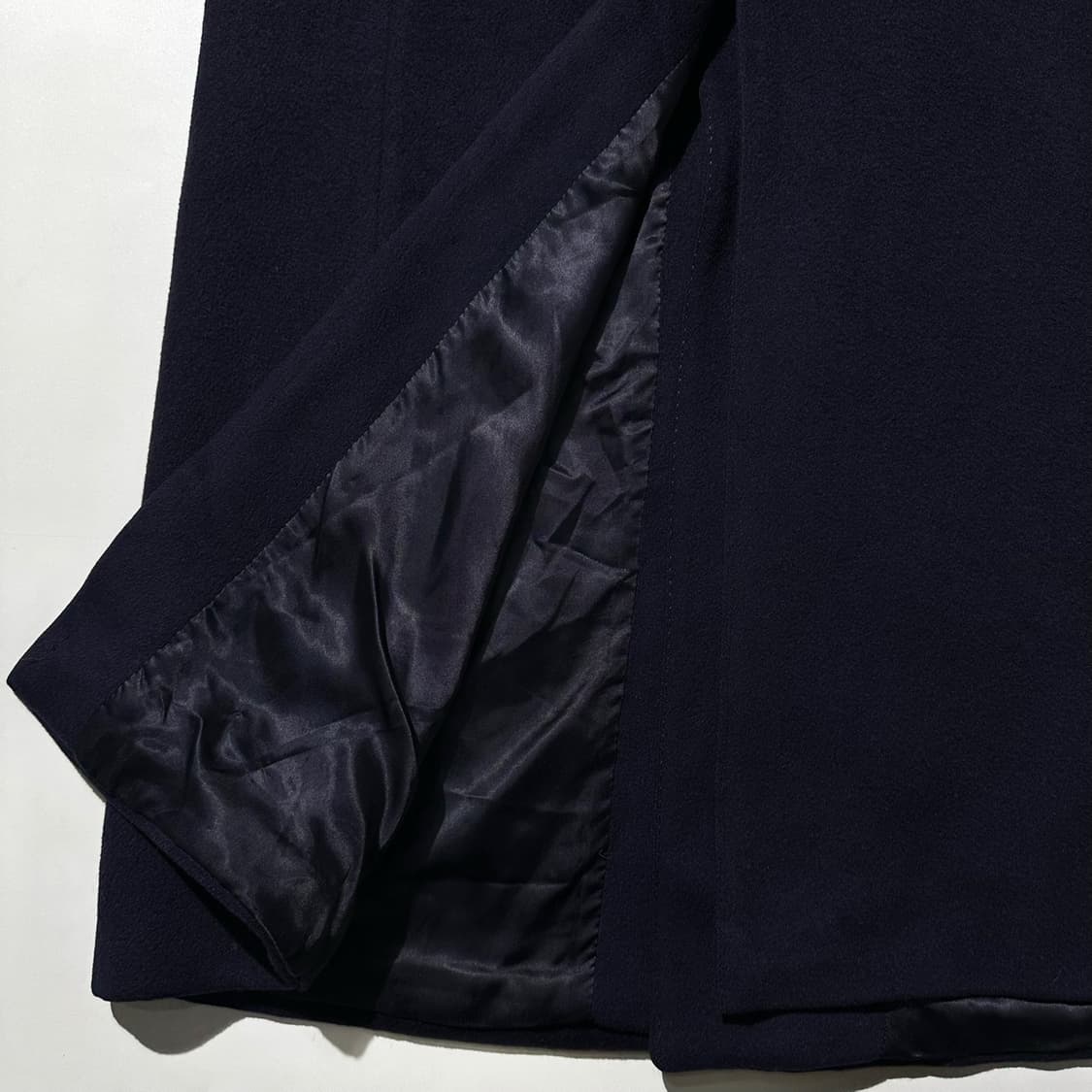 오스틴 리드 캐시미어 100% 더블 롱코트 네이비 상품이미지5