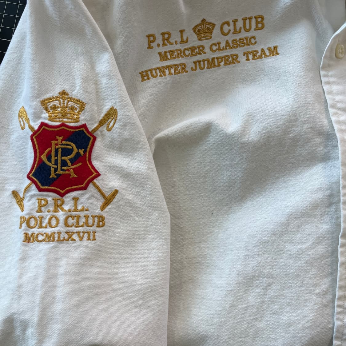 Polo 빅로고 화이트 셔츠 상품이미지8