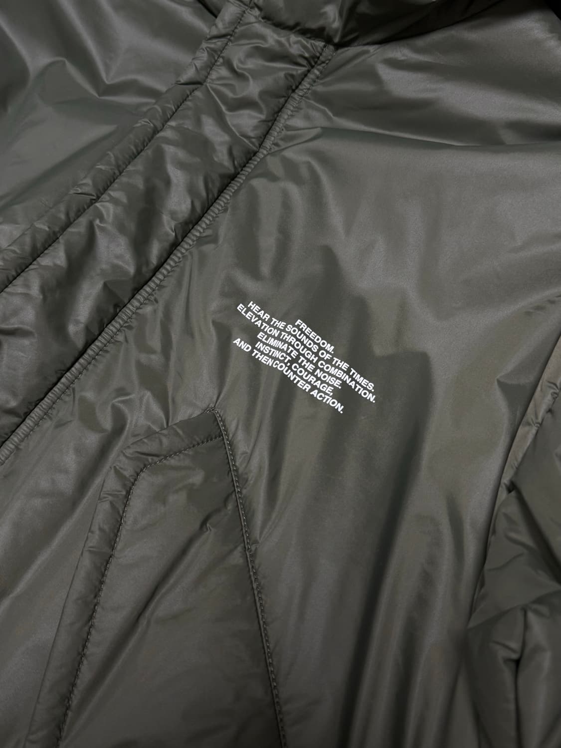 [L] Undercover X GU 피쉬테일 파카 올리브 상품이미지6