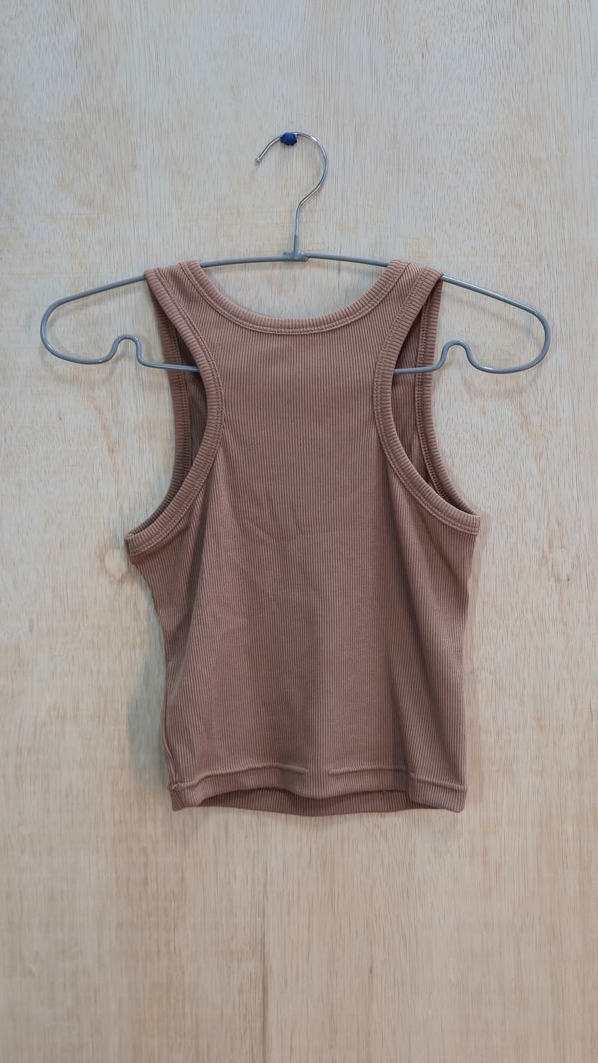 Lesmetins 슬리브리스 탑 베이지 탑  상품이미지7