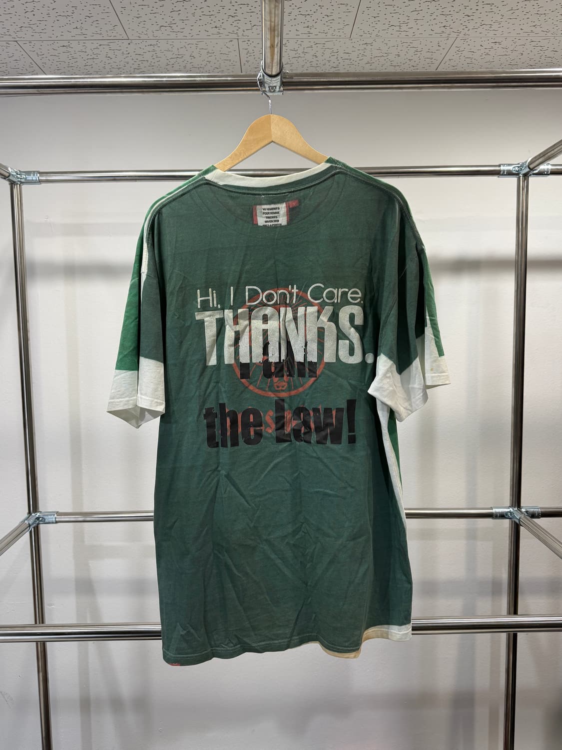 Vetements 18FW Trompe L'oeil hug me 반팔티 상품이미지2