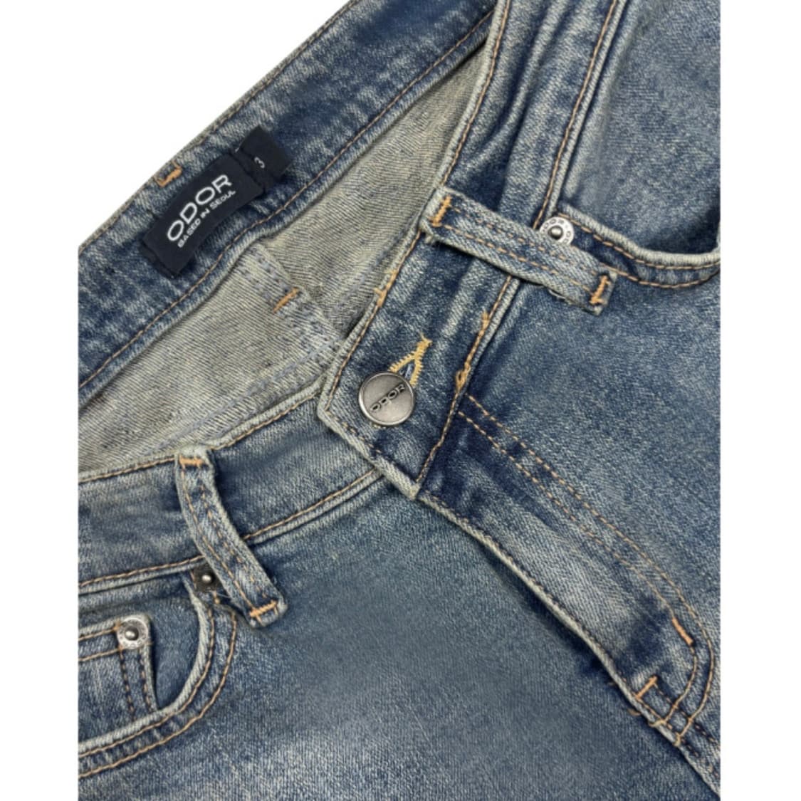 오도어Odor 빈티지 로우진 Vintage raw jean in blue 상품이미지4
