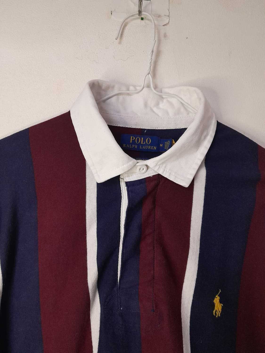 랄프로렌 폴로 큐알탭 럭비 카라티 M/100 상품이미지3