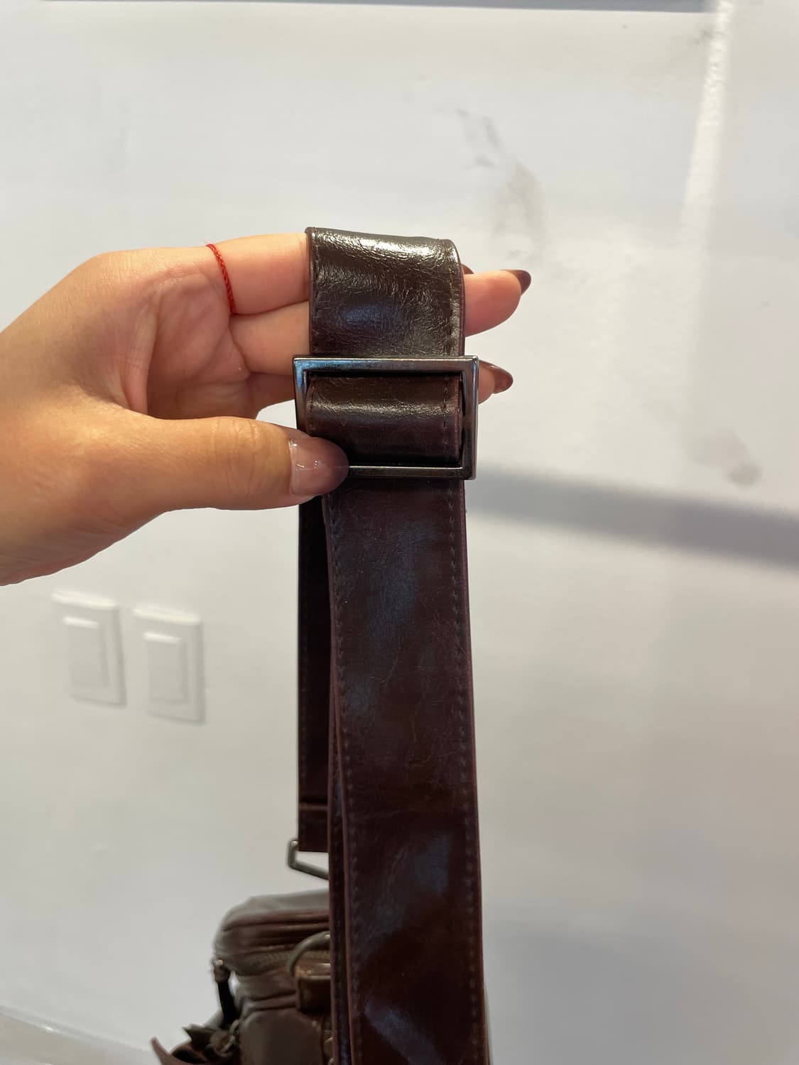 Vintage leather cross bag 상품이미지6