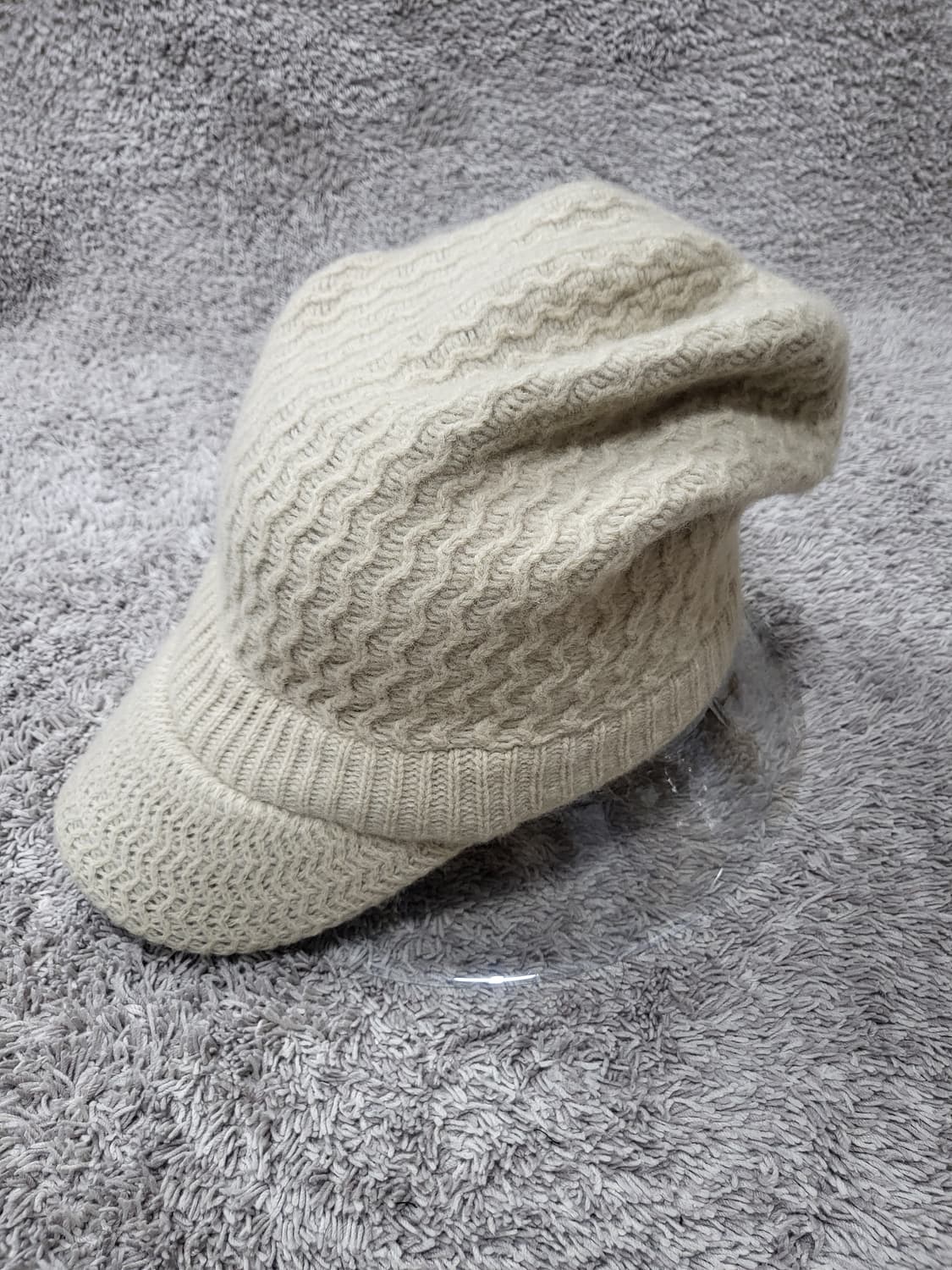 라코스테 니트 캡 모자 베이지 울모자 상품이미지4