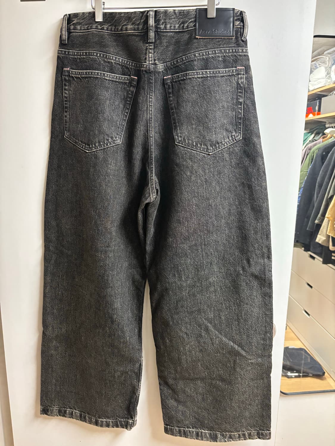 [30/30] 아크네 1989 루즈핏 진 블랙 상품이미지2