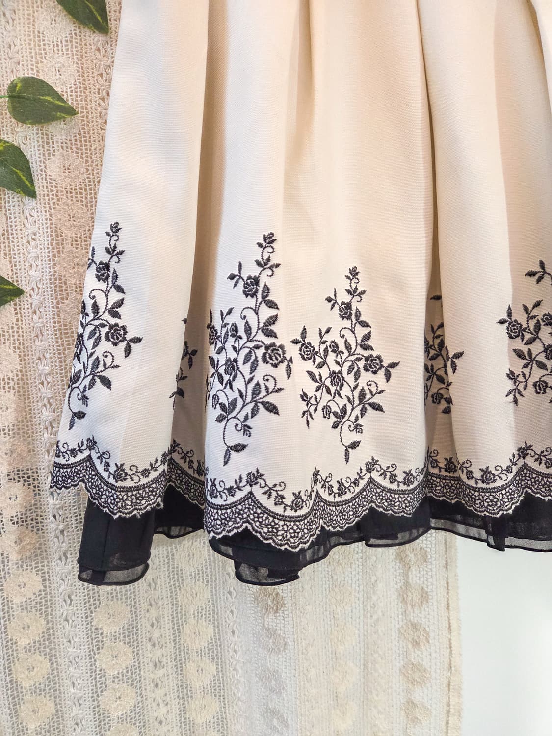 L'est rose 미디 스커트 상품이미지3