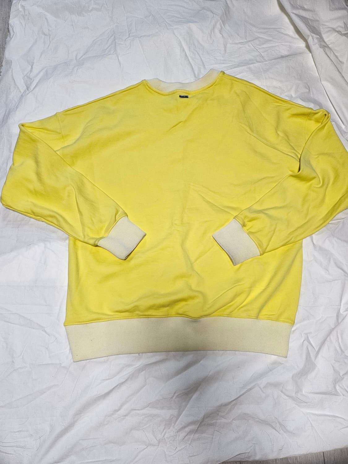 솔리드옴므 맨투맨 옐로우 105 상품이미지2