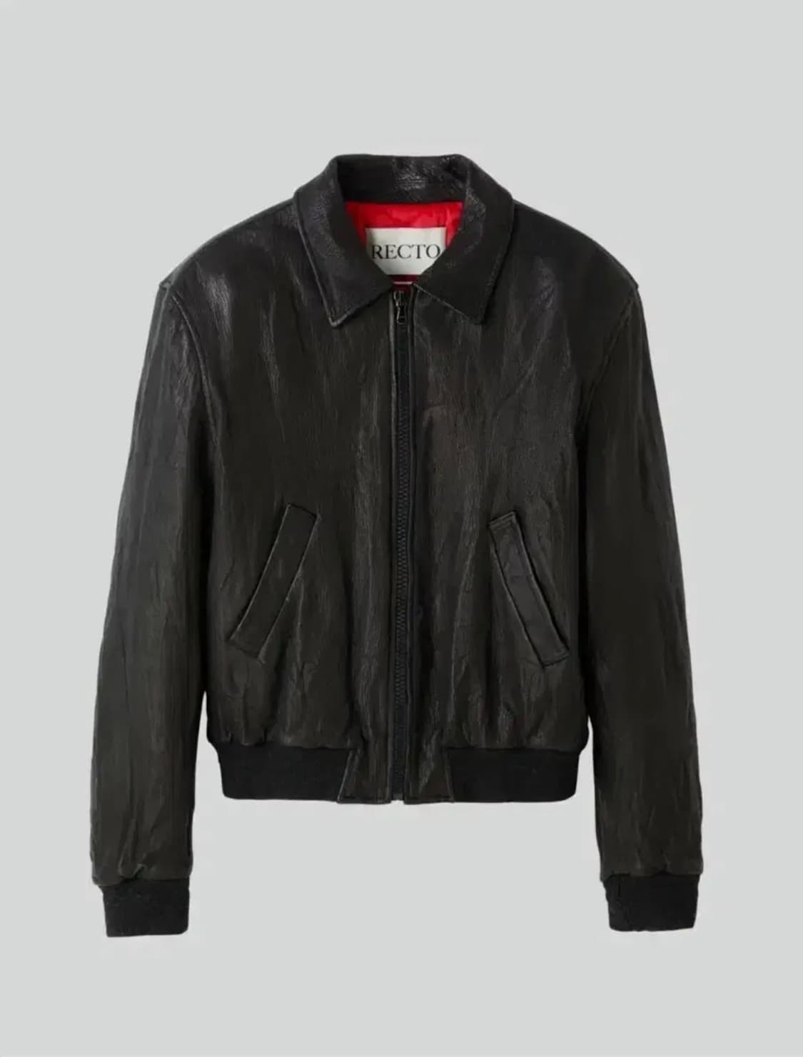 렉토 벤 크링클 레더 자켓 L 상품이미지1