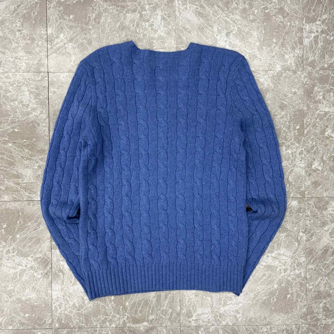 *최신형 폴로 랄프로렌 큐알택 울 캐시미어 케이블 걸즈 크루넥 니트(S) 상품이미지4