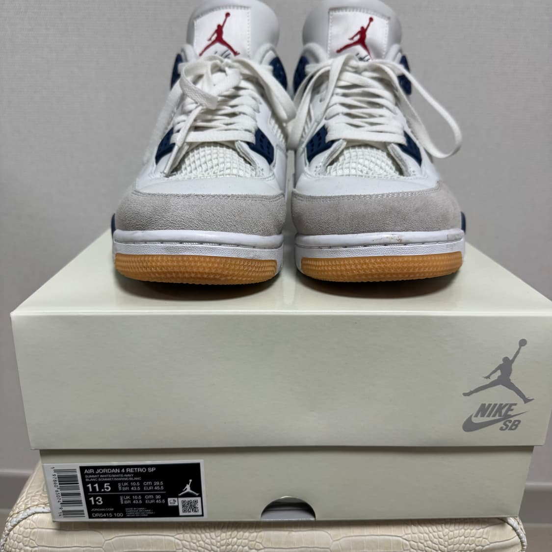 (295) Nike SB 조던4 미드나잇 네이비 상품이미지3