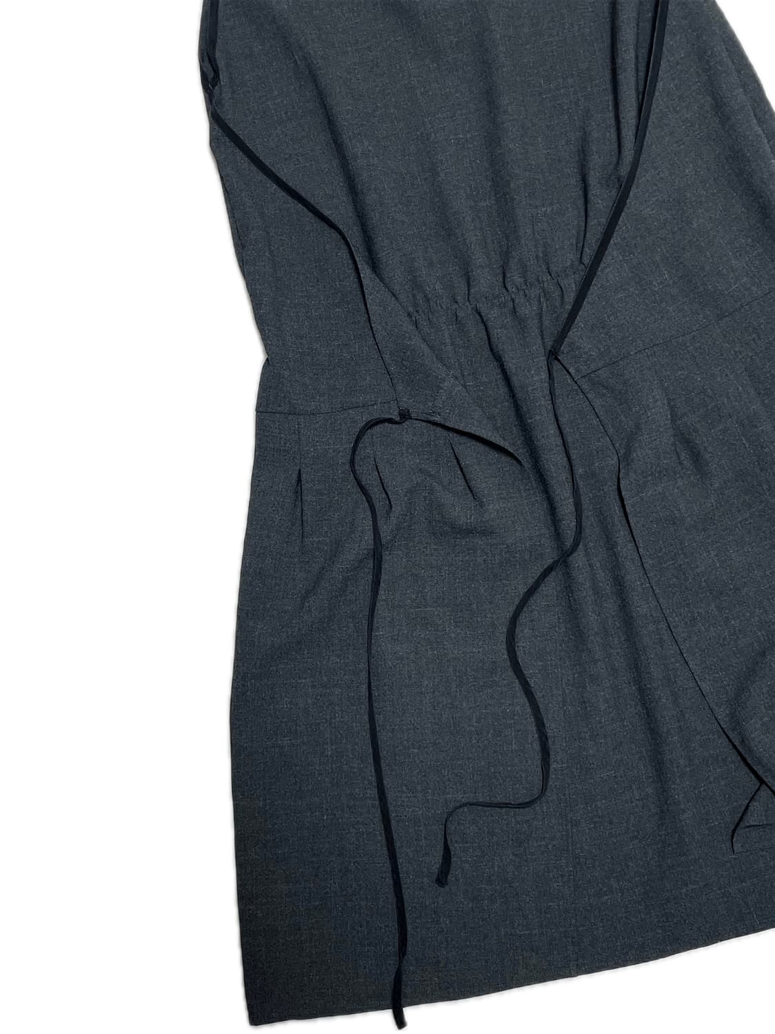 tendance par Ray Beams grey wrap dress 상품이미지3