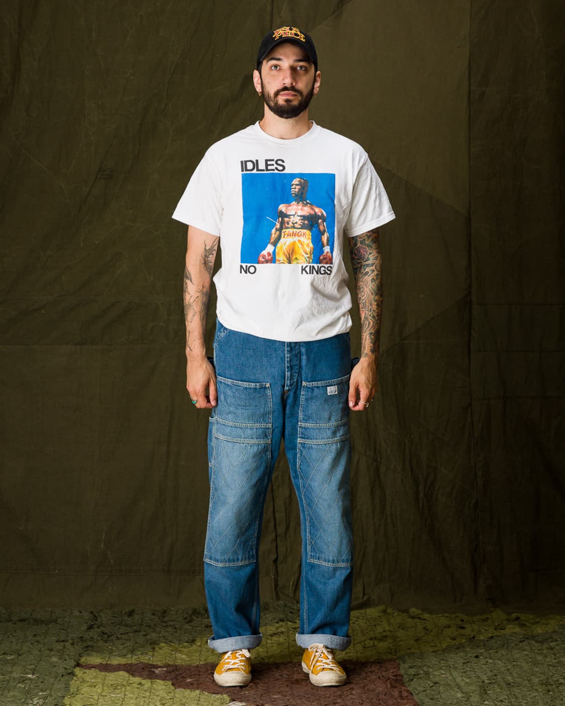 캐피탈 럼버 팬츠 인디고 프로세싱 3사이즈 상품이미지3