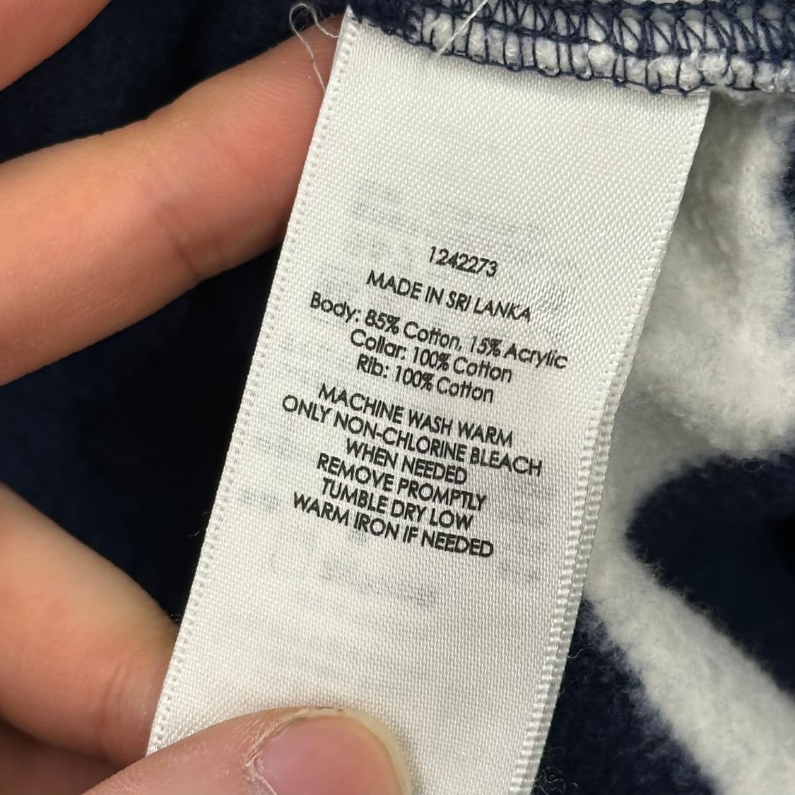 M 폴로랄프로렌 네이비 스트라이프 럭비 티셔츠 상품이미지5