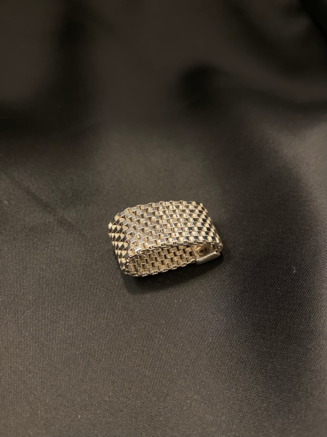 mesh chain 925silver ring 상품이미지4