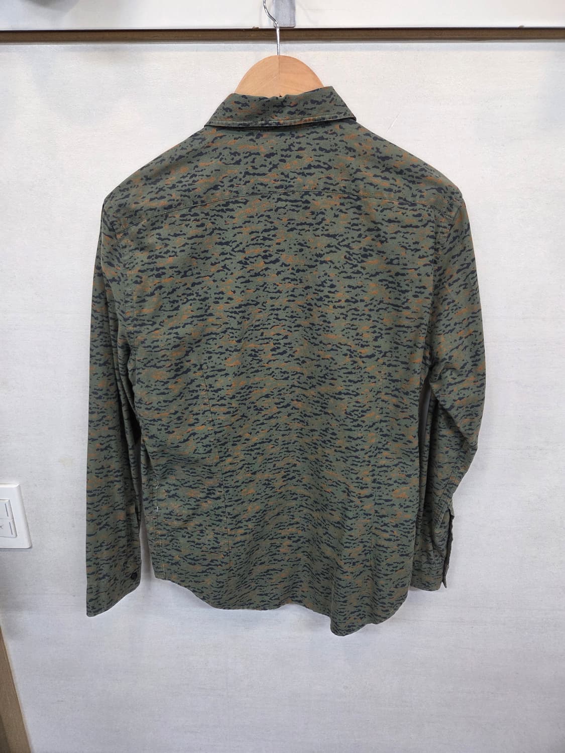 라코스테 카모패턴 셔츠 긴팔 m 슬림 상품이미지2