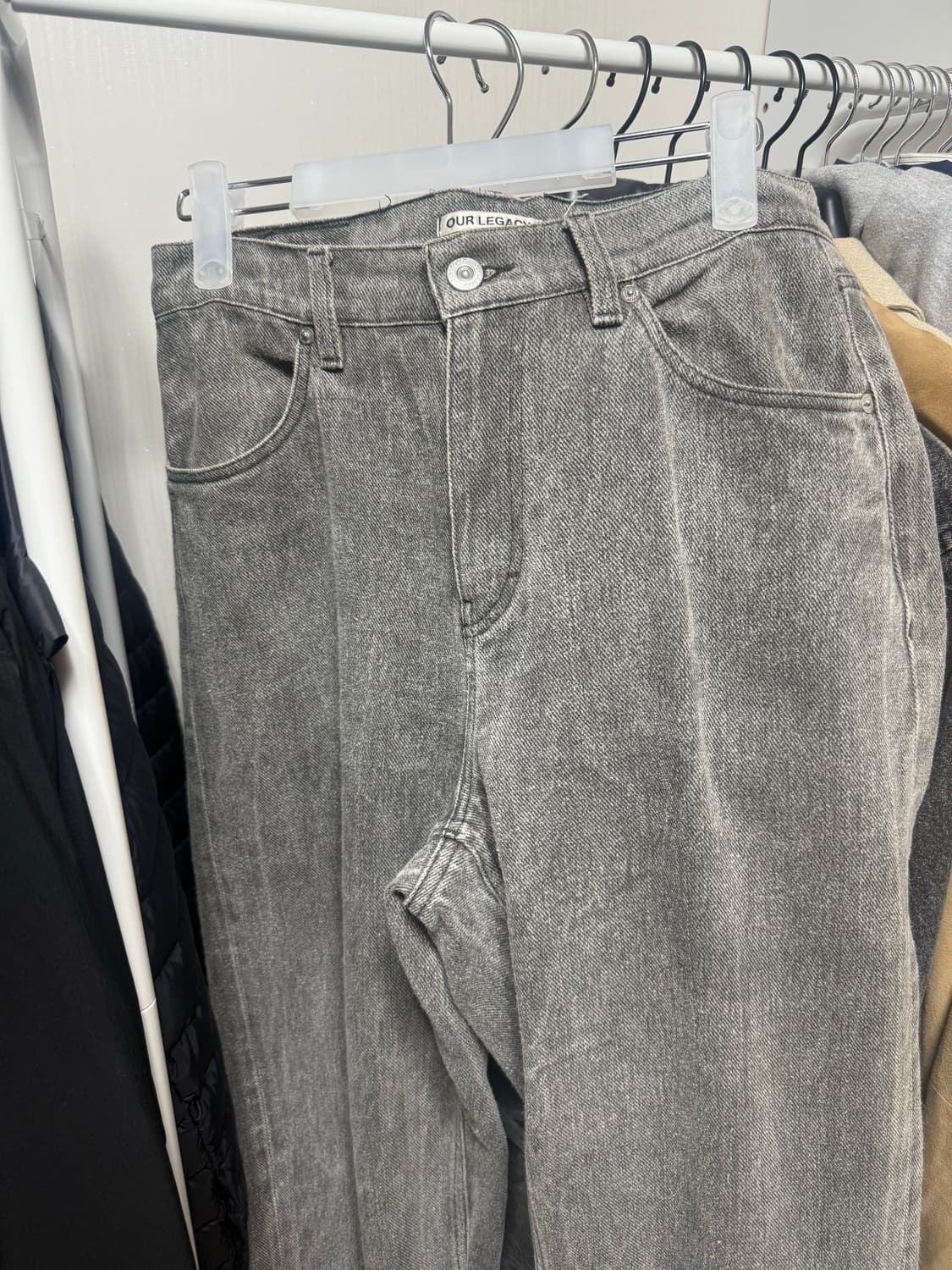 아워레가시 모노그레이 린넨팬츠 46 상품이미지4