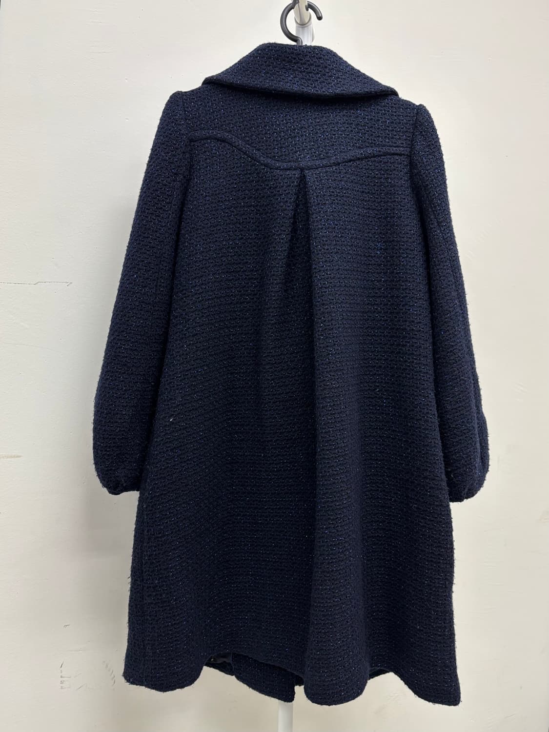 빈티지 네이비 울 코트 상품이미지8