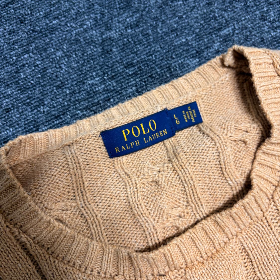 폴로 랄프로렌 꽈배기 니트 상품이미지5