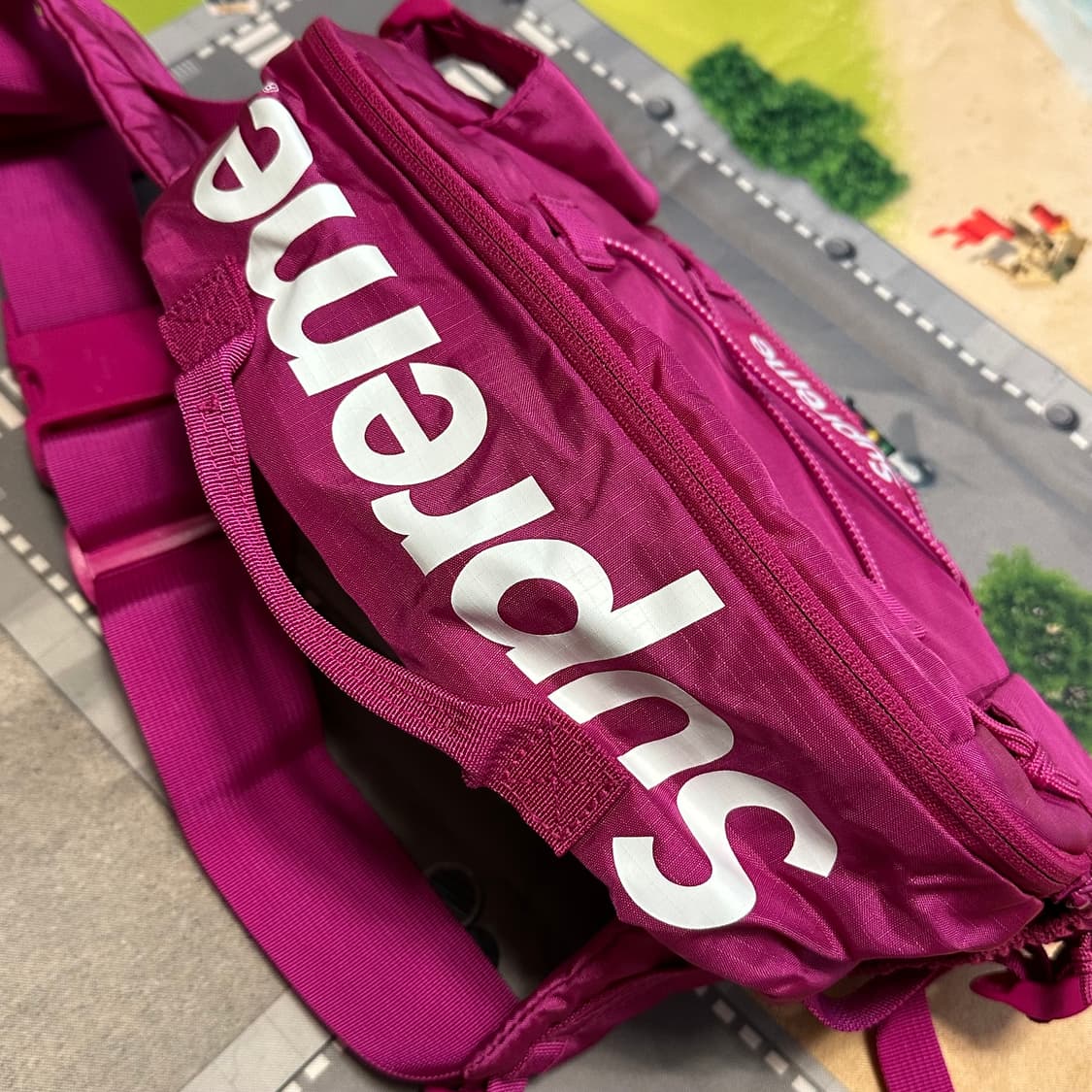 슈프림 코듀라 웨이스트백 마젠타 17ss 상품이미지2