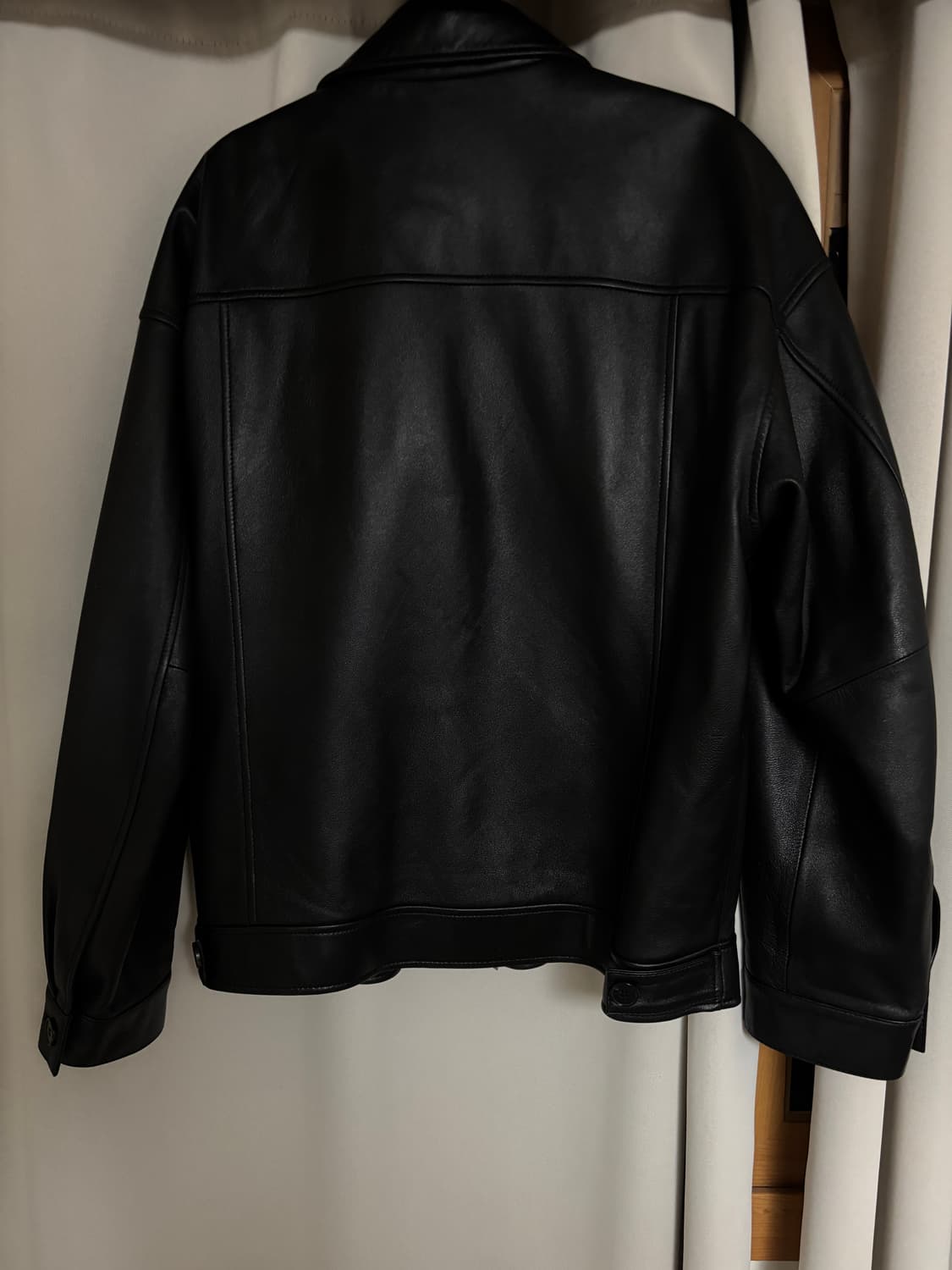 도프제이슨 램스킨 오버핏 싱글 L 상품이미지2