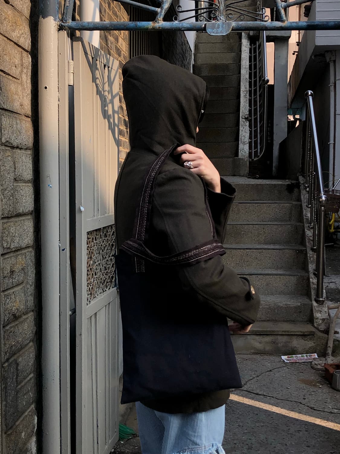 언더커버 90‘s 나폴레옹 후드 코트 상품이미지2