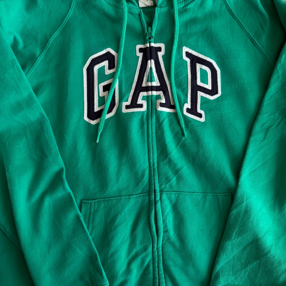 갭 초록 후드집업 m 상품이미지2