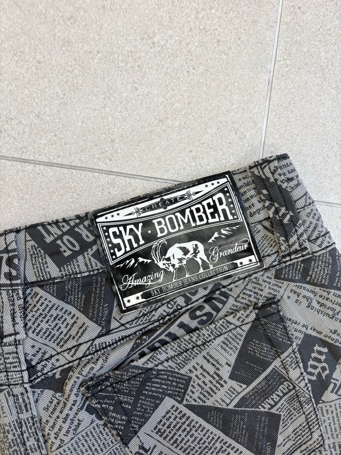 Sky bomber 프린팅 숏츠 상품이미지6