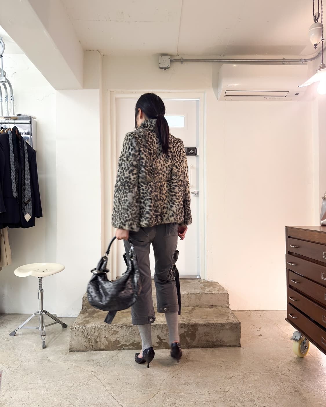 Hysteric Glamour Leopard Rabbit Fur/ Os 상품이미지9