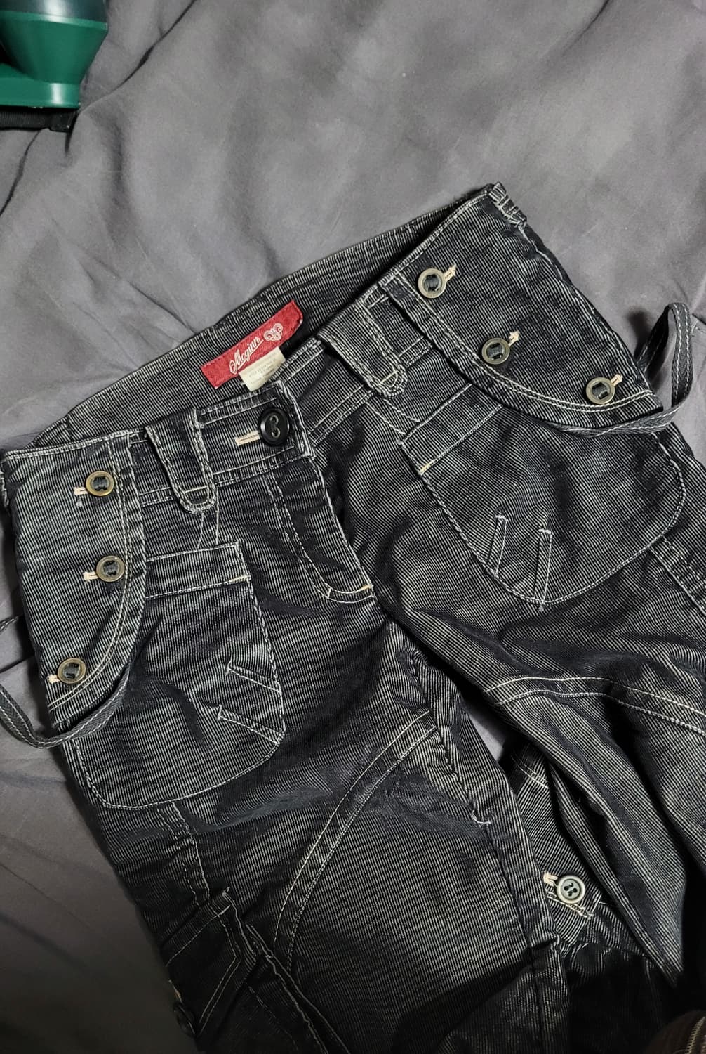 MCGINN 메간나잇브릿지 코듀로이 카고 데님 팬츠 상품이미지1