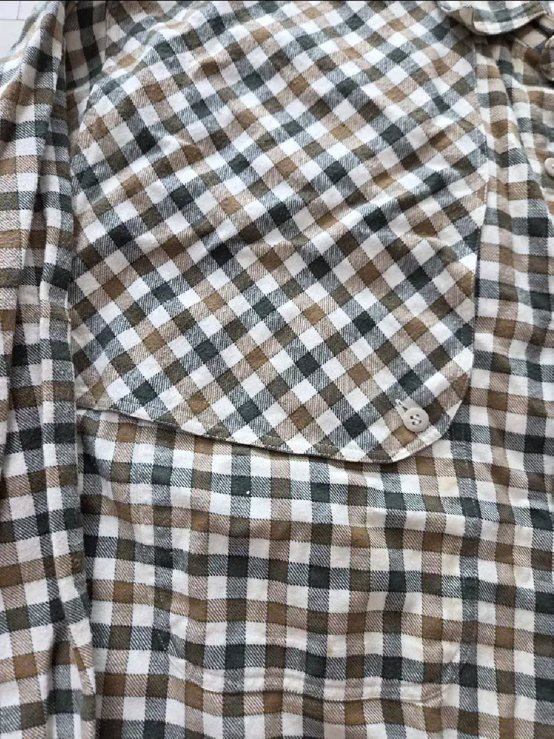 로에베 빈티지  마드라스 체크 셔츠 상품이미지6