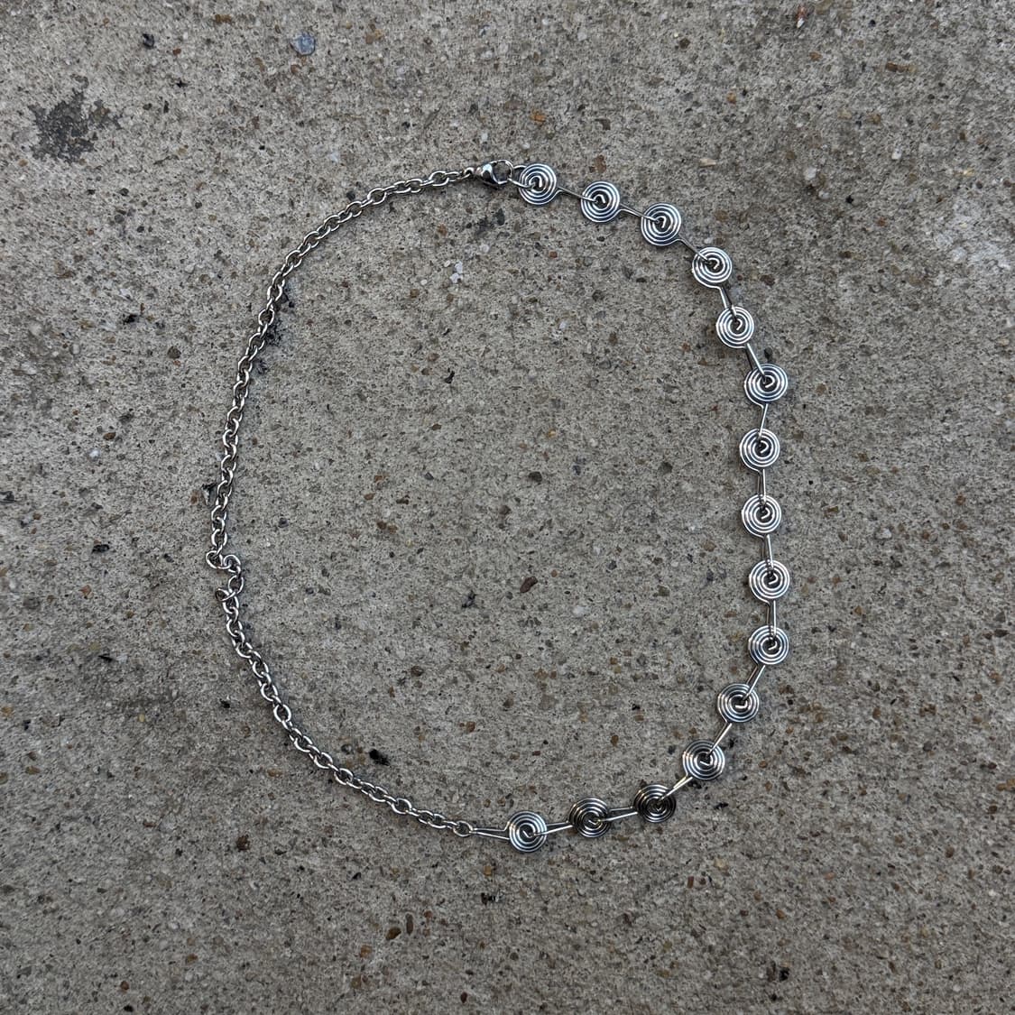 Orbit link necklace 나선형 레이어드 목걸이 상품이미지2
