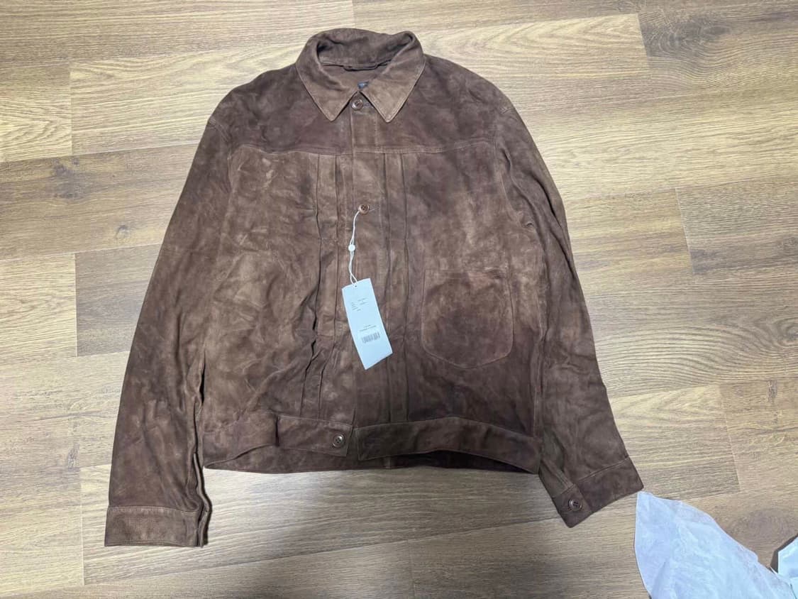 [2] 코모리 26ss 스웨이드 타입 원 자켓 상품이미지2