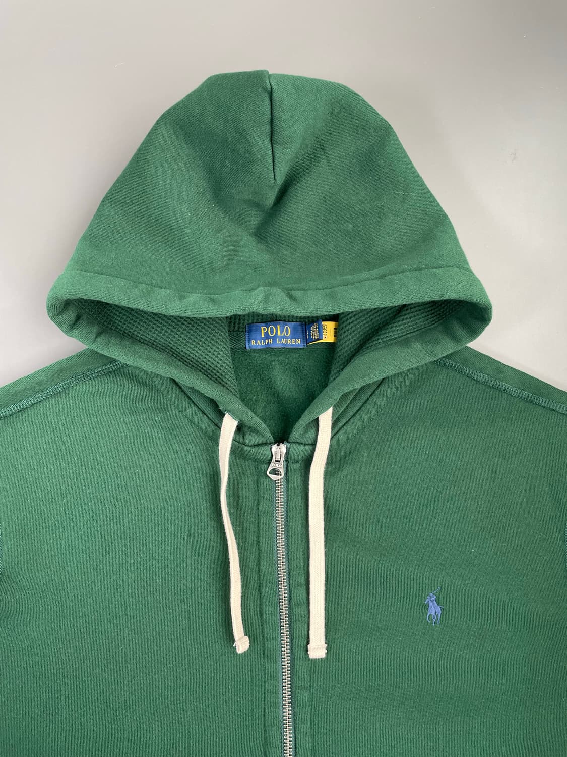 [L] 폴로 랄프로렌 코튼 자수로고 후드 집업 QR인증 상품이미지4