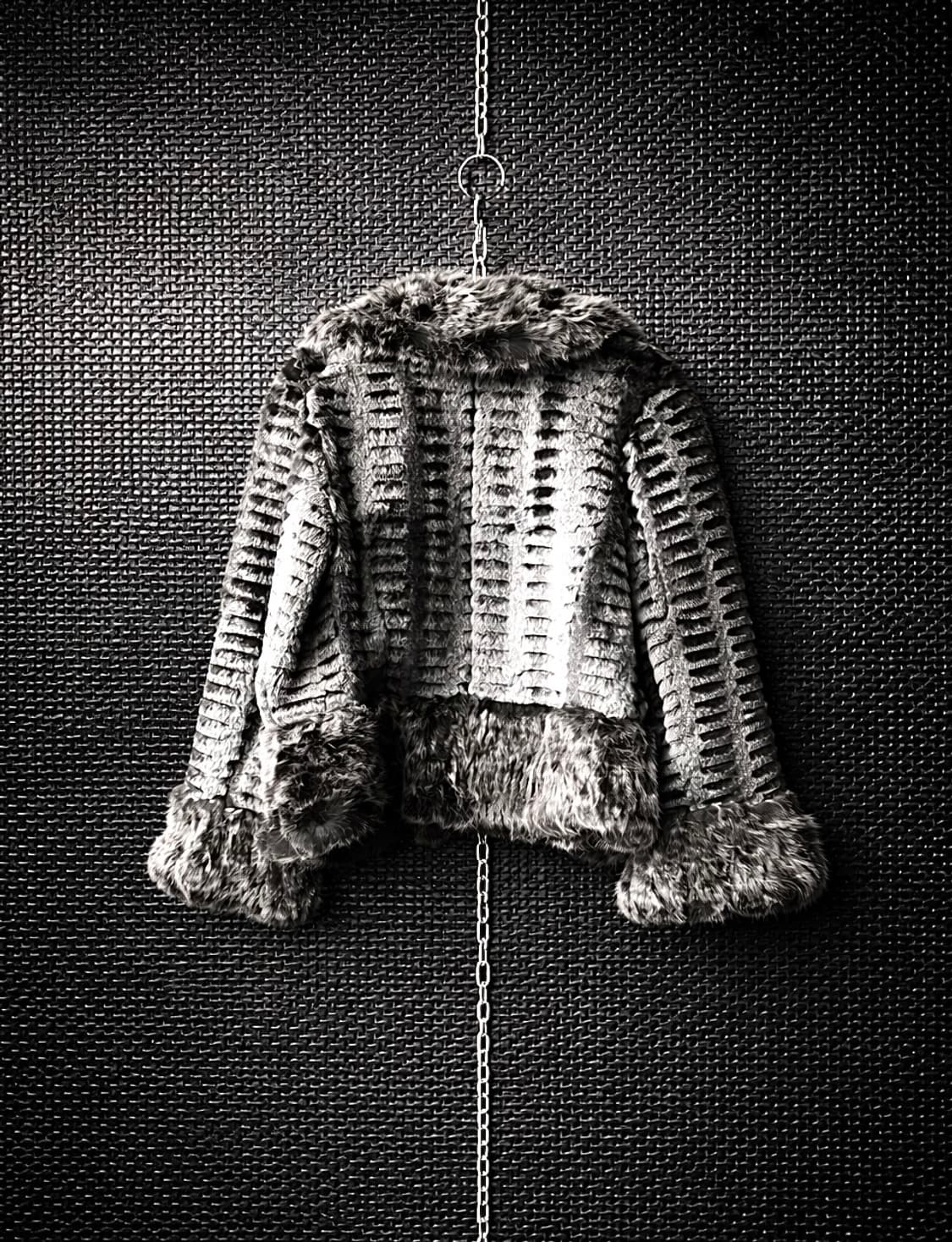 Kasibady 텍스처 퍼 자켓 상품이미지2