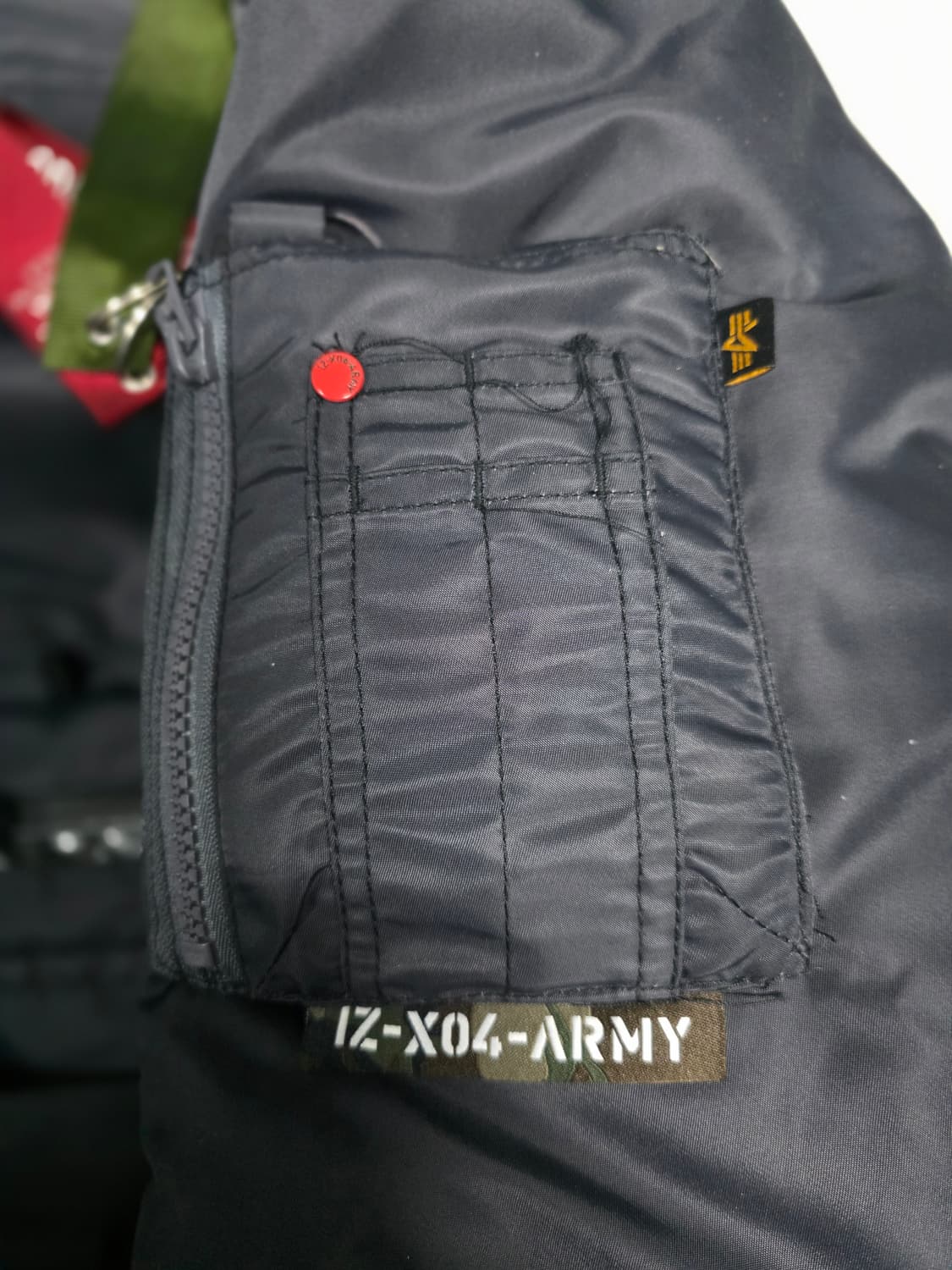 알파인더스트리 izzue 콜라보 ma-1 마원 L사이즈 상품이미지8