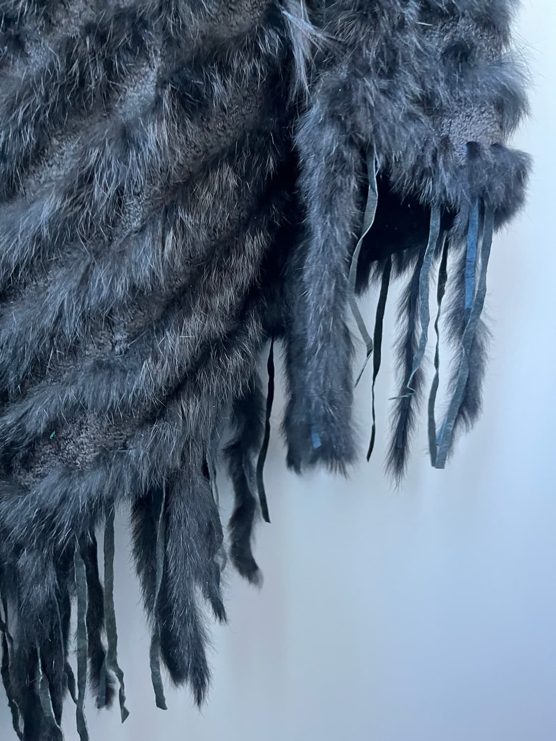 보헤미안 레빗 퍼자켓 숄 상품이미지5