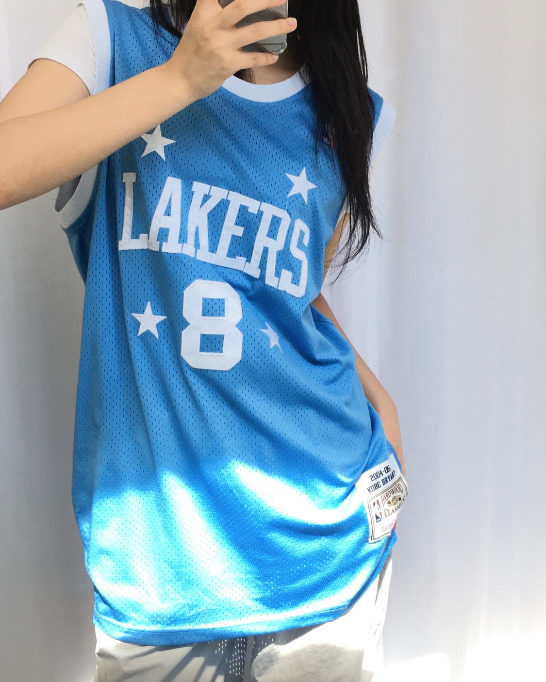 Mitchell&Ness 미첼앤네스 블루 레이커스 베스킷볼 져지 탑   상품이미지1