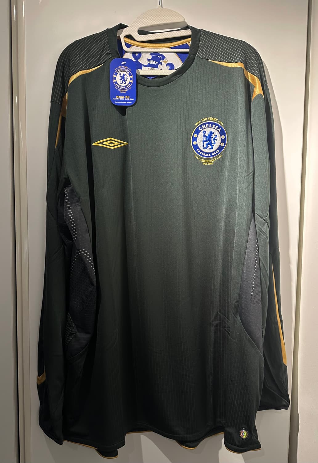 05-06 첼시 홈(GK) 골키퍼 유니폼 지급용 긴팔 택채새상품 엄브로 상품이미지2