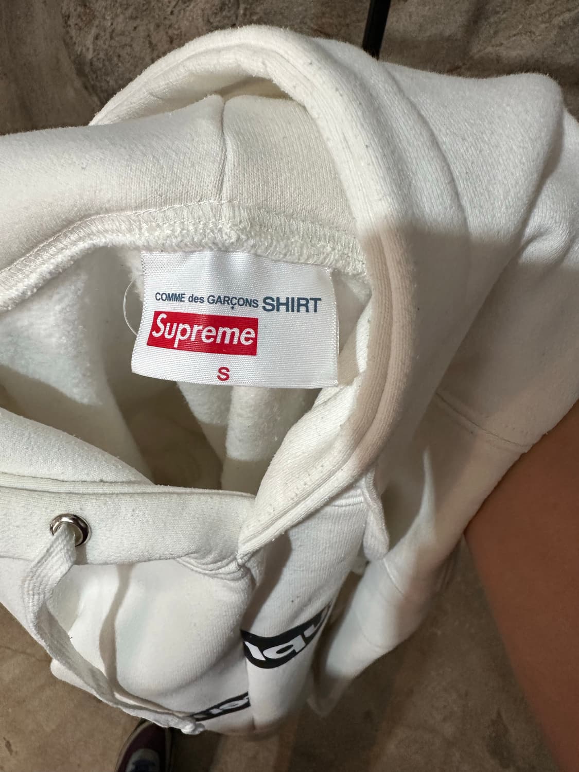 슈프림 x 꼼데가르송 셔츠 스플릿 박스로고 후드 상품이미지7