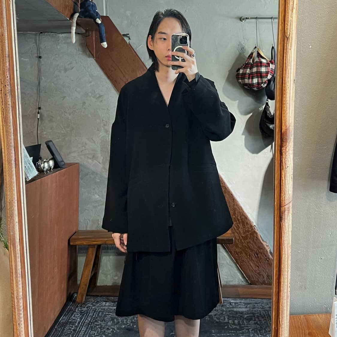 조 시아 비대칭 랩 숏츠 상품이미지2