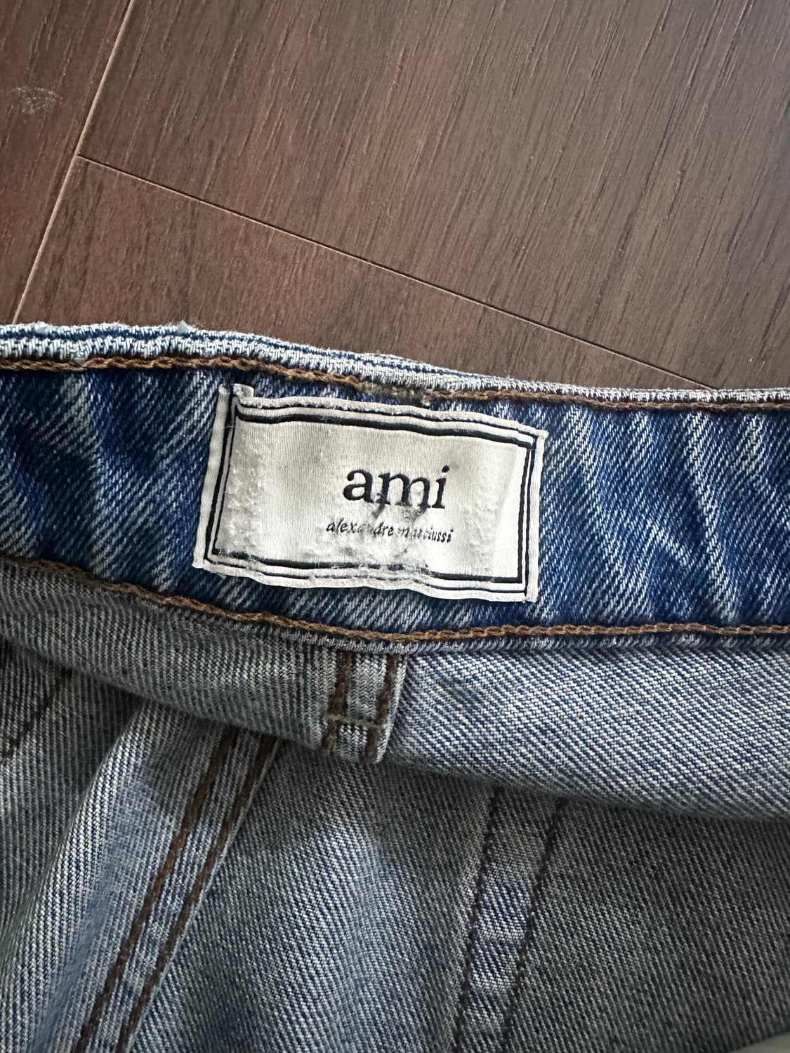 AMI 알렉상드르 마티우시 연청 스트레이트핏 30 상품이미지6