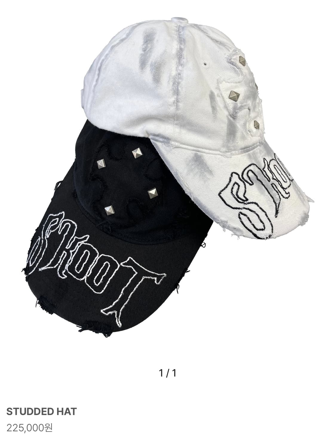 스쿠읏 SKOOT 스터드 볼캡 상품이미지7